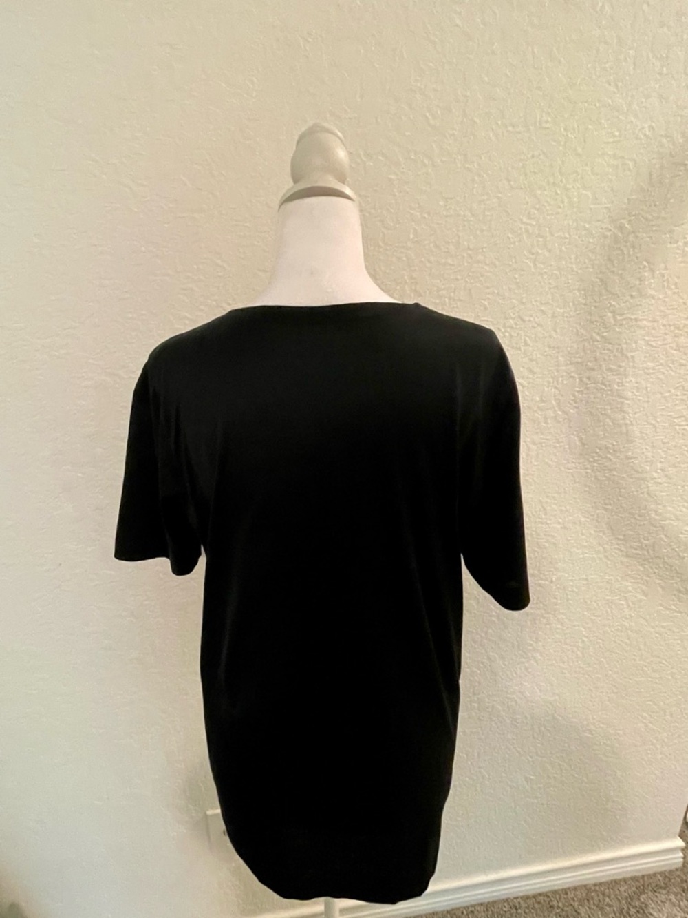 YSL Black Rhinestone Logo Top - Picture 6 of 15